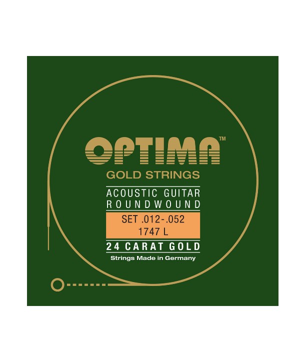 Westerngitarresaiten Optima Gold Strings Light