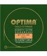 Westerngitarresaiten Optima Gold Strings Light