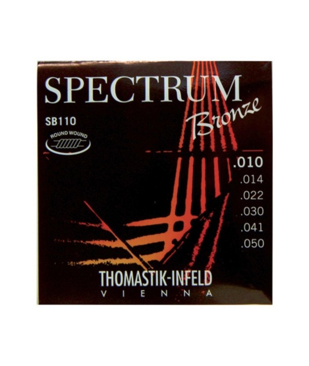 Jeu de cordes Folk Spectrum Acoustic bronze 10-50