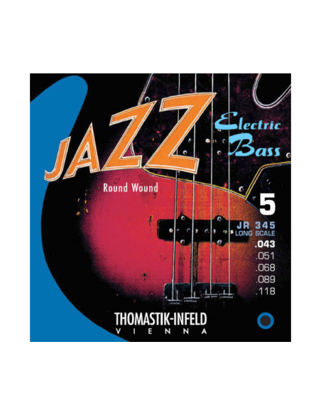Jeu de Cordes Basses Thomastik Infeld Jazz Bass Serie 43 - 118 5 cordes
