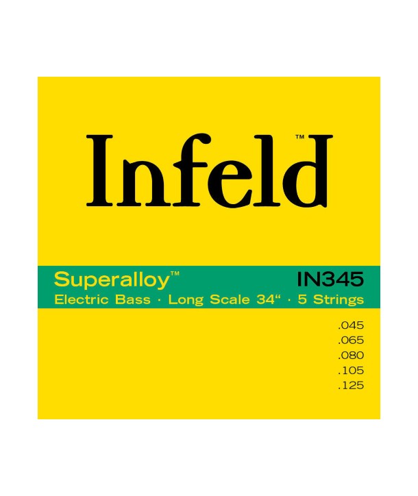 Bass Guitar String set Thomastik Infeld Wound Long Scale 45 - 125