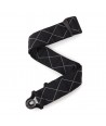 Correa de guitarra D'Addario Auto Lock, Black Padded Diamonds