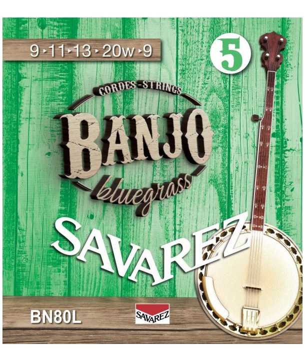 Juego de cuerdas para banjo bluegrass light