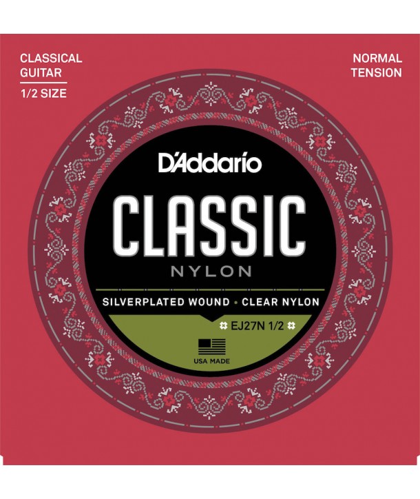 Jeu de cordes classique CONSERVATOIRE nylon tension Normale Longueur 1/2