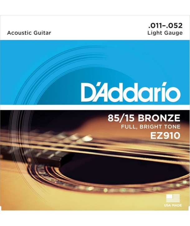 Jeu de cordes folk American Bronze 85/15 light 11-52
