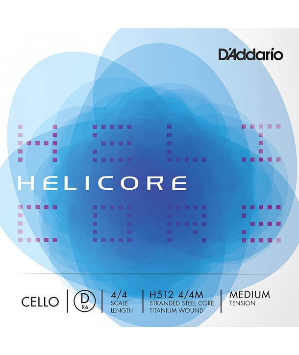 Corde à l'unité Ré Helicore Medium 4/4