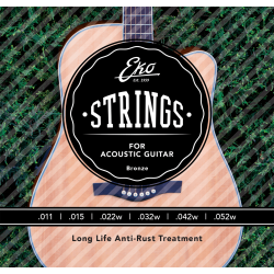 Acoustic strings set 80/20 Bronze Extra-light 10-47