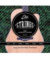 Acoustic strings set 80/20 Bronze Extra-light 10-47
