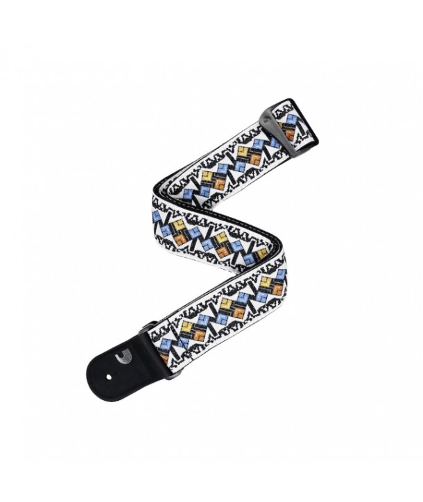 Courroie D'Addario Eco-Comfort jacquard tissé blanc