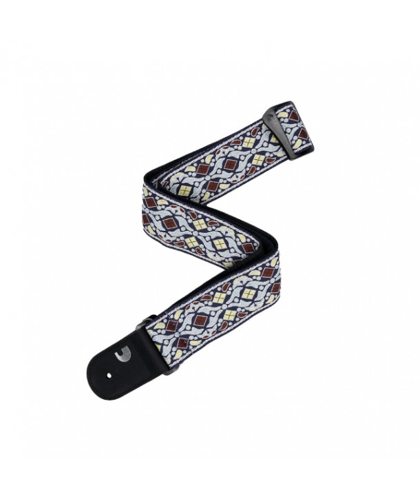 Courroie D'Addario Eco-Comfort jacquard tissé bleu marine