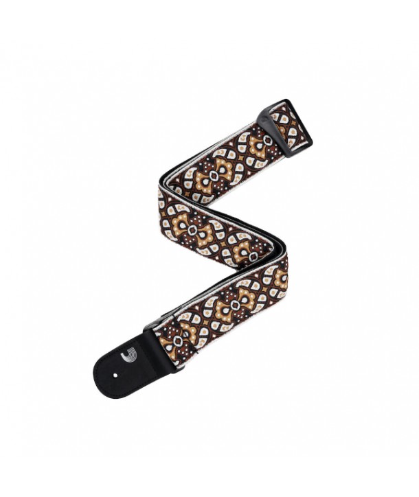 D'Addario Auto Lock Guitar Strap, Blood Red