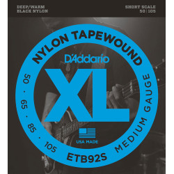 Jeu de cordes Basse nylon tapewound medium 50-105 short scale