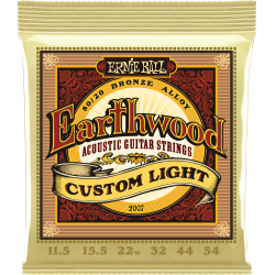 Jeu de cordes Folk Earthwood Bronze Custom Light 11,5-54
