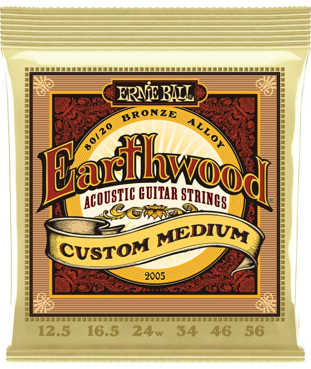 Juego de cuerdas folk Earthwood Bronce Custom Medium 12,5-56