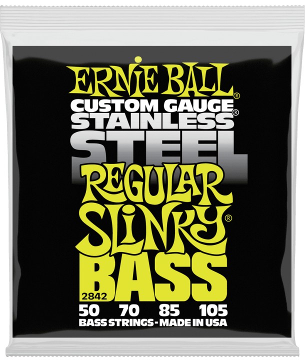 Juego de cuerdas para bajo Slinky Stainless steel 40-105