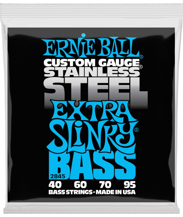 Bass strings set Extra Slinky stainless steel 40-95