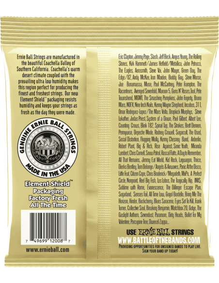 Acoustic strings set Earthwood Bronze Extra Light 10-50