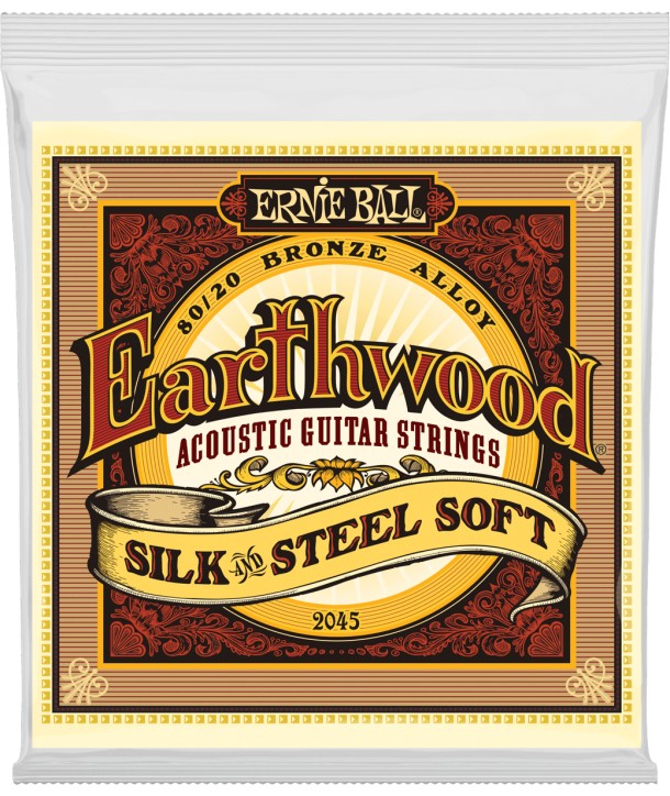 Jeu de cordes Folk Earthwood Bronze Soft silk&steel 11-52