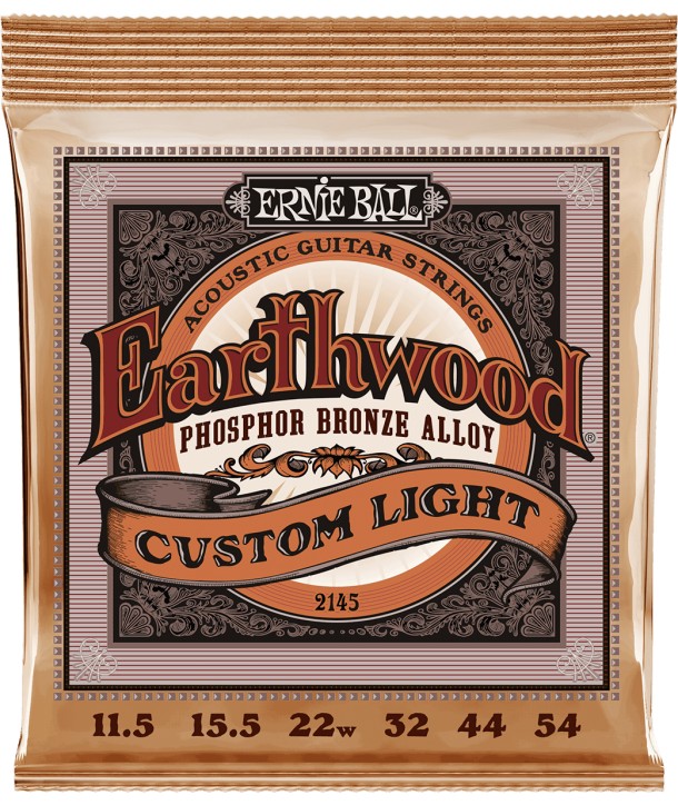 Acoustic strings set Earthwood Phosphor Bronze Custom medium 12,5-56