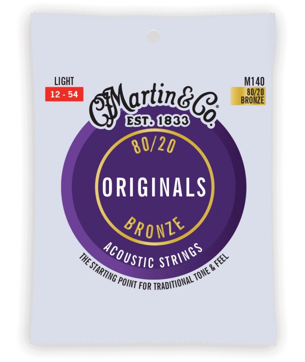 Jeu de cordes folk 80/20 bronze Light 12-54