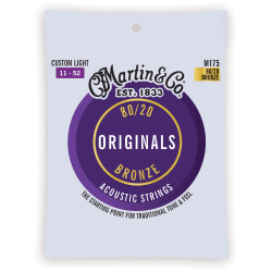 Acoustic strings set 80/20 Bronze Custom-Light 11-52