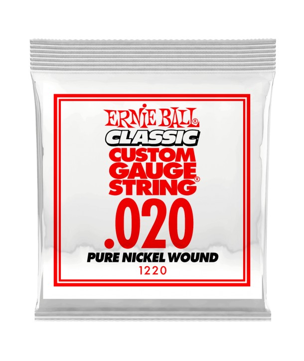 Einzelsaite für E-Gitarre Classic pure nickel 020