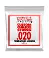 Einzelsaite für E-Gitarre Classic pure nickel 020