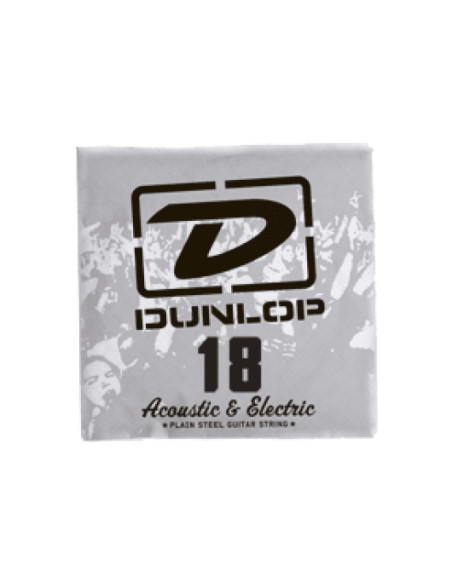 Unité 18 électrique Dunlop Acier plaqué nickel