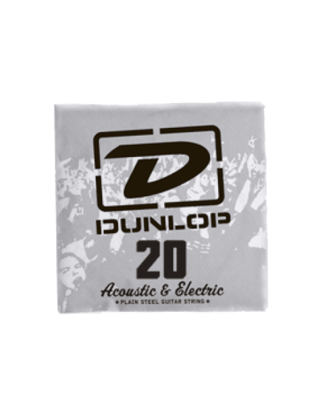 Unité 20 électrique Dunlop Acier plaqué nickel