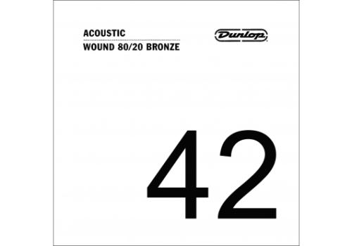 Unité 40 acoustique filée Dunlop 80/20 bronze