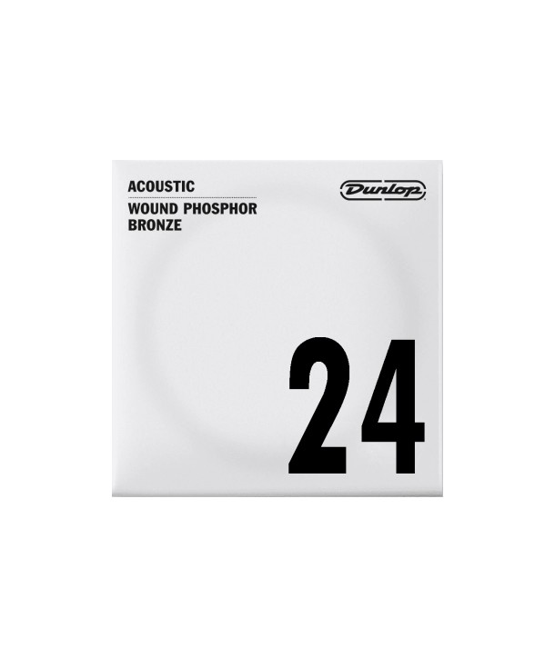 Unité 24 acoustique filée Dunlop Phosphor bronze