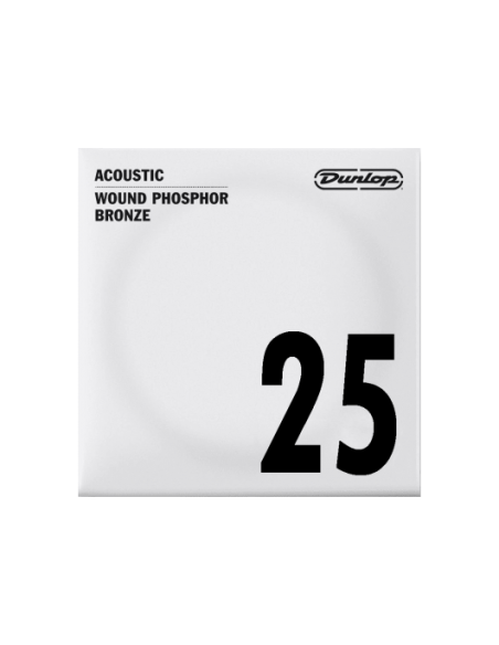 Unité 25 acoustique filée Dunlop Phosphor bronze