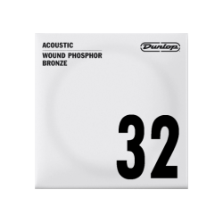 Unité 32 acoustique filée Dunlop Phosphor bronze