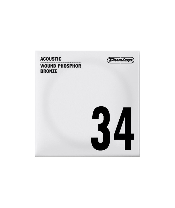 Einzelsaite für Westerngitarre Dunlop 80/20 bronze 56