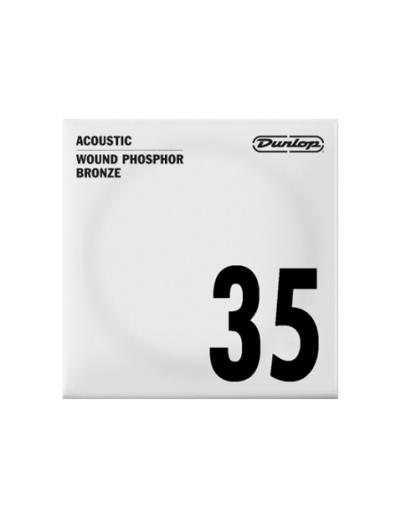 Unité 35 acoustique filée Dunlop Phosphor bronze