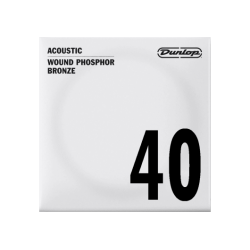 Unité 40 acoustique filée Dunlop Phosphor bronze