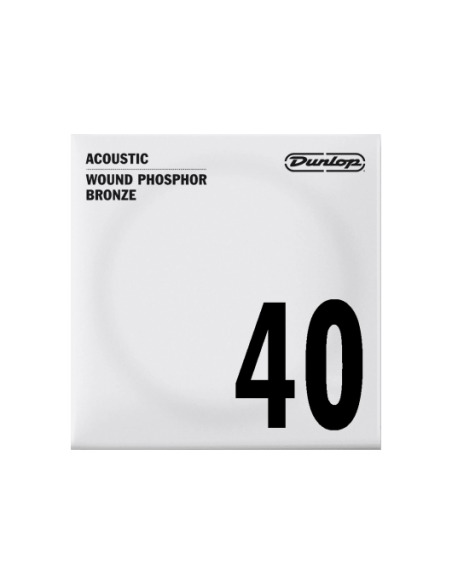 Acoustic single string Dunlop bronze 80/20 wound 56