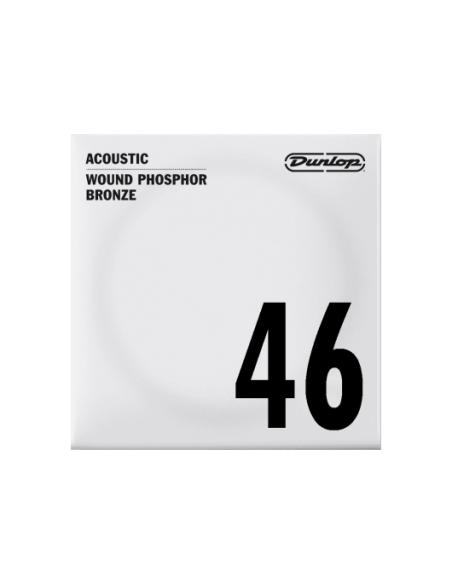 Unité 46 acoustique filée Dunlop Phosphor bronze