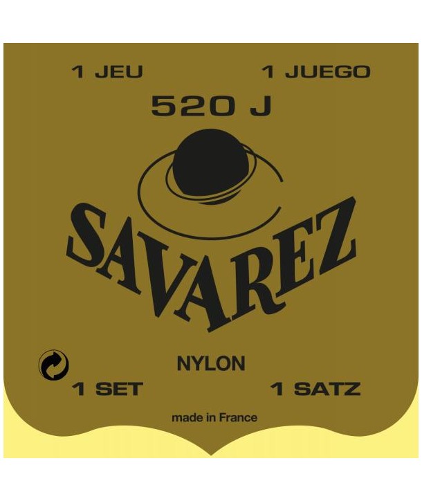 Jeu de cordes classique CARTE JAUNE 520J tension TRES FORTE