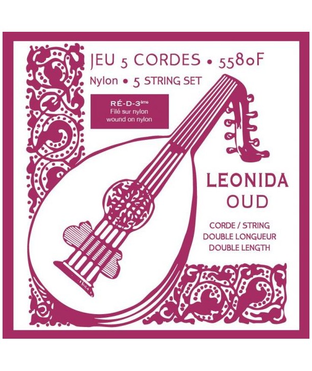 Jeu de cordes pour Oud Léonida 10 cordes Mi filé Métal