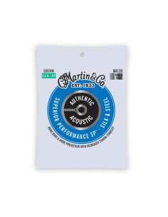 Acoustic Strings set Authentic SP Silk and Steel extra-light 10-47