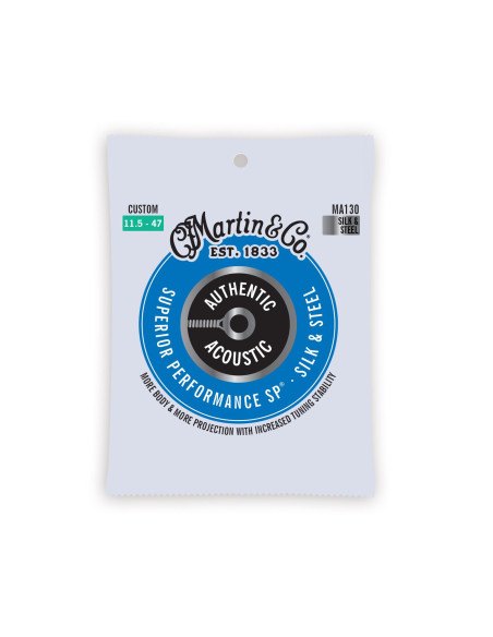 Acoustic Strings set Authentic SP Silk and Steel extra-light 10-47